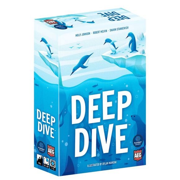 Deep Dive Card Game | Push Your Luck Collection Matching Tile Game - Picture 1 of 7